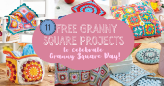 11 FREE Granny Square projects to celebrate Granny Square Day