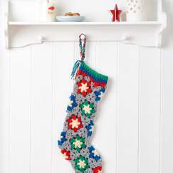 SPARKLY STOCKING TEMPLATE