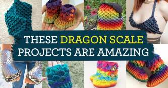 These Dragon Scale Knit & Crochet Projects Are Amazing
