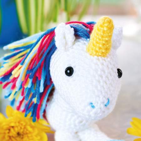 Amigurumi unicorn