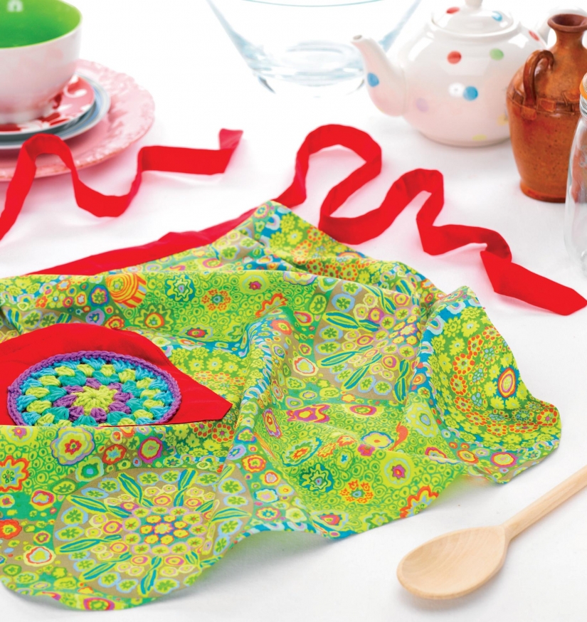 Funky crochet apron Funky crochet apron