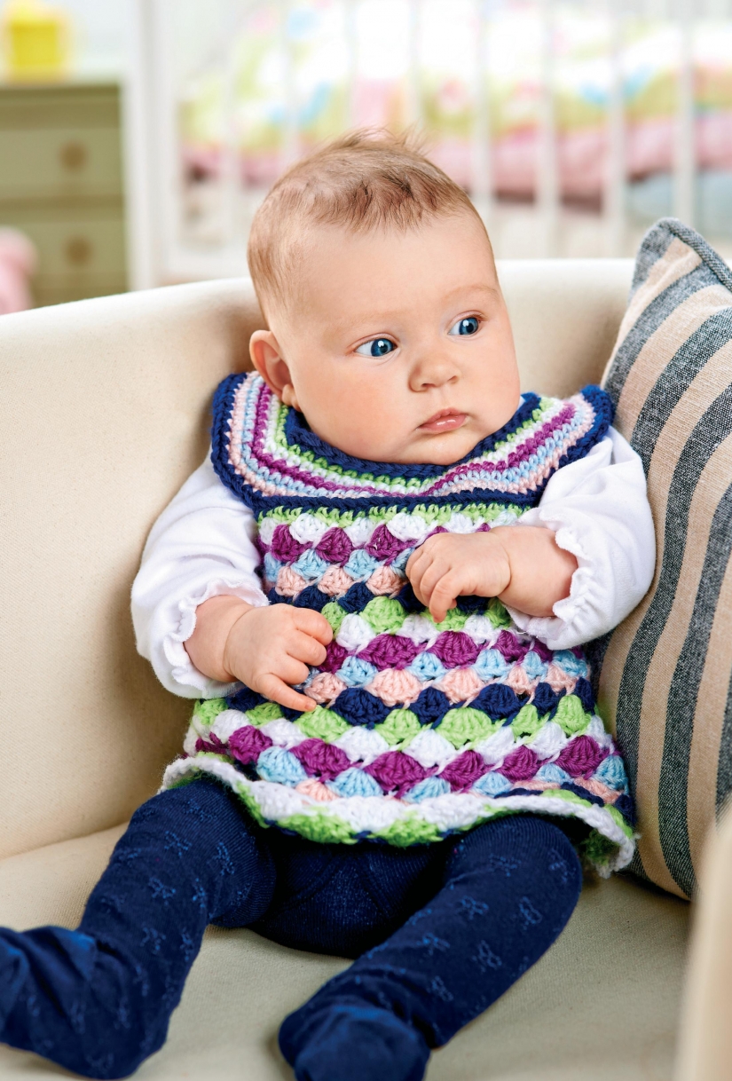 Pretty crochet baby dress Pretty crochet baby dress