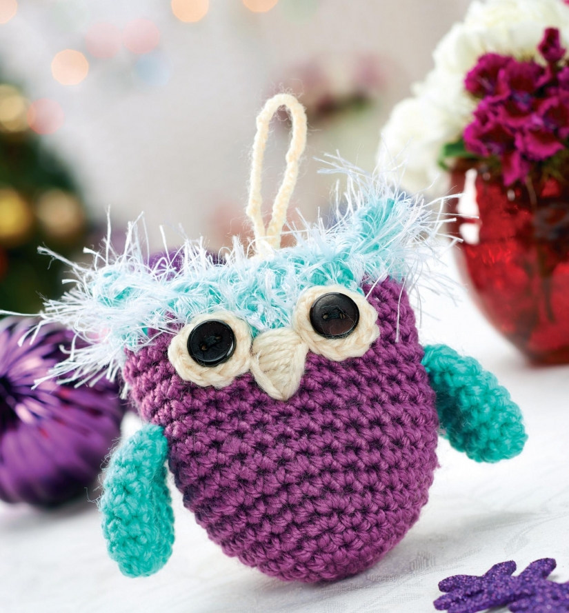 Crochet owl decoration Crochet owl decoration