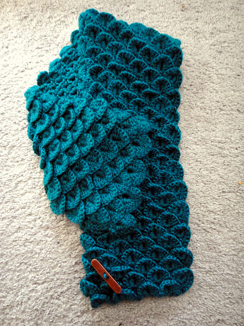 dragon scale crochet pattern free
