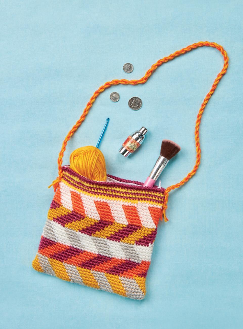 Chevron tote Crochet Pattern