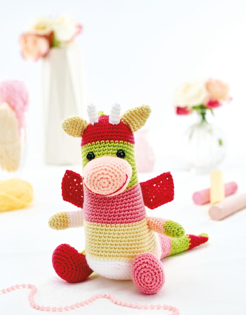 Crochet dragon toy Crochet Pattern