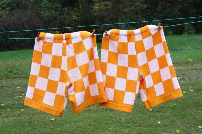 men's knitted shorts pattern