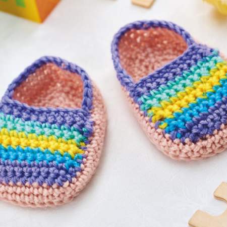 crochet baby espadrilles