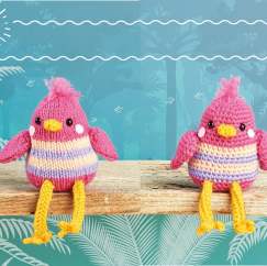 Crochet & Knit Tropical Birds