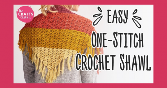 Easy One-Stitch Crochet Shawl with Stuart Hillard