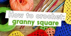 Youtube Thumbnail for How to Crochet: granny squares, with Rowan Yarns and Purplelinda Crafts