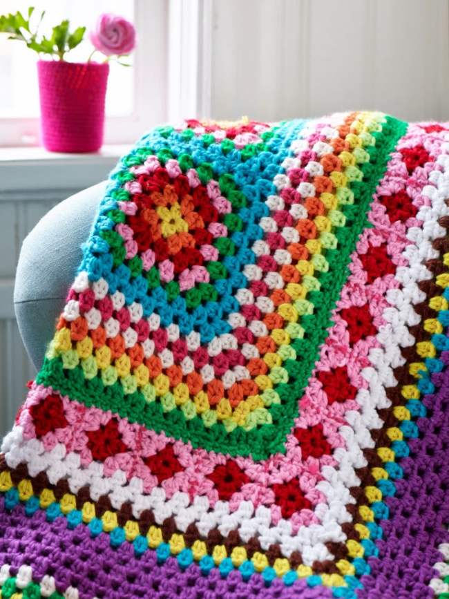 Top 12 Giant Granny Squares