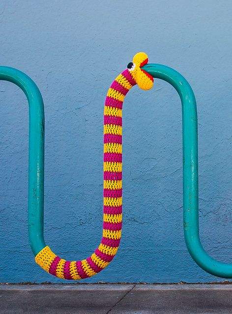 The Wonderful World of Yarn Bombing