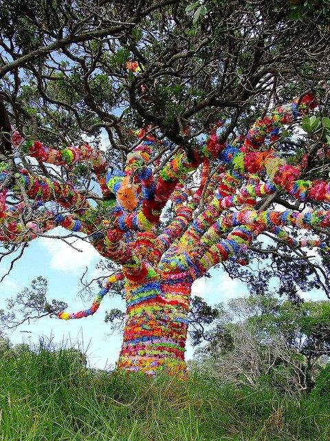 The Wonderful World of Yarn Bombing