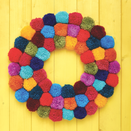 Pompom Wreath