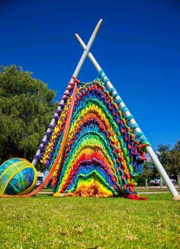 The Wonderful World of Yarn Bombing