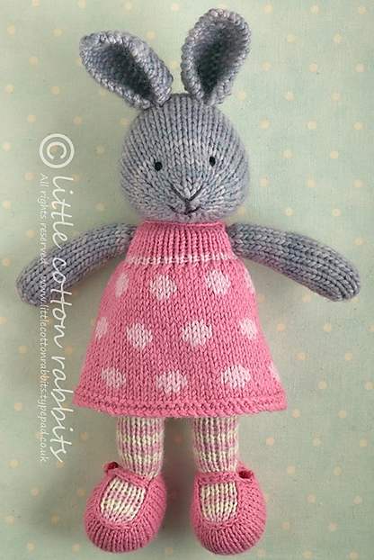 About me & my knitting - Little Cotton Rabbits