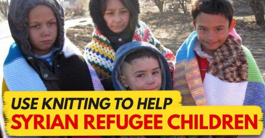 Use Knitting To Help Syrian Refugee Children