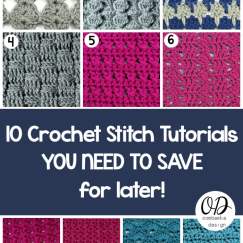 Guest Post: 10 Crochet Stitch Tutorials You Need To Save For Later