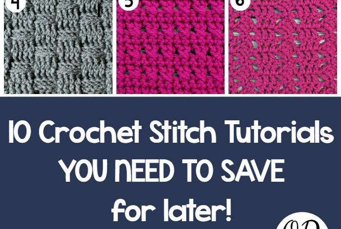 Guest Post: 10 Crochet Stitch Tutorials You Need To Save For Later