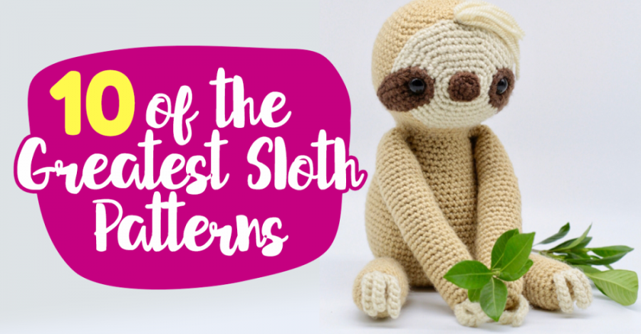 10 of the greatest sloth patterns