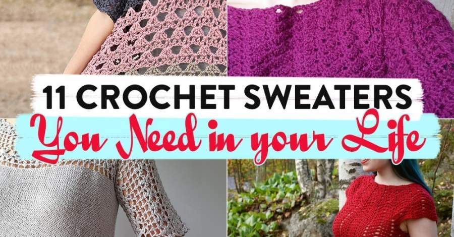 11 Crochet Sweaters You Need In Your Life