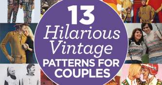 13 Hilarious Vintage Patterns for Couples