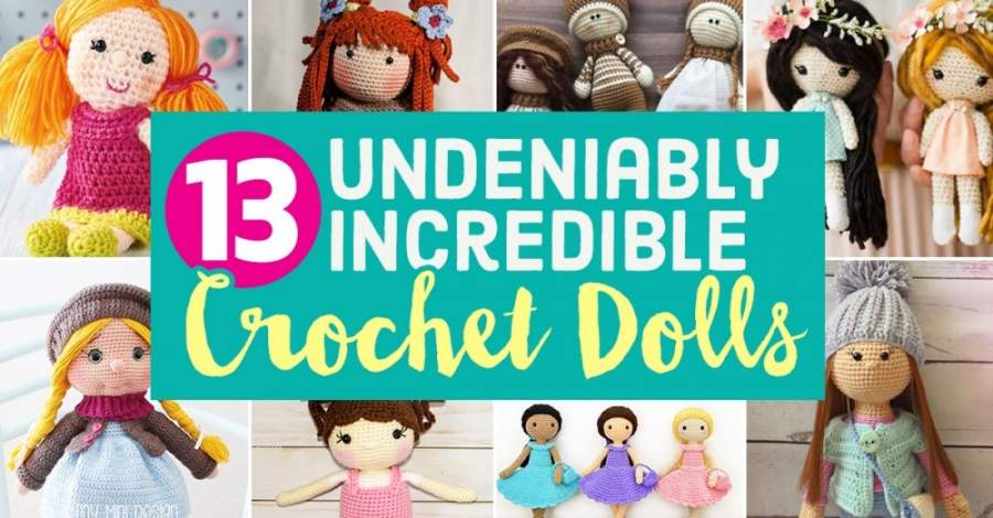 13 Undeniably Incredible Crochet Dolls