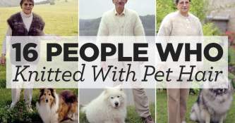 16 People Who Knitted With Pet Hair