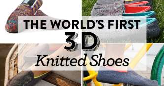 The World’s First 3D Knitted Shoes