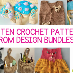 Top Ten Crochet Patterns from Design Bundles