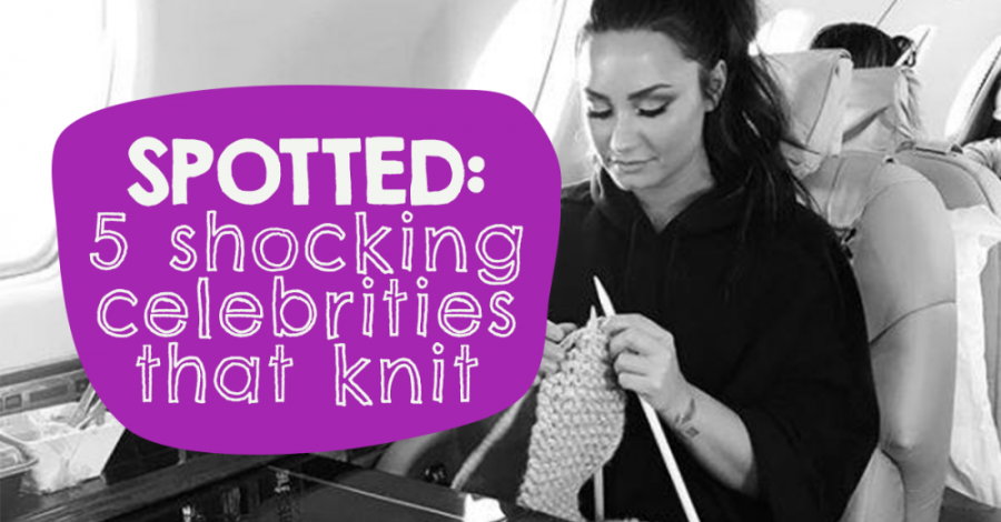 SPOTTED: 5 Shocking Celebrities That Knit And Crochet