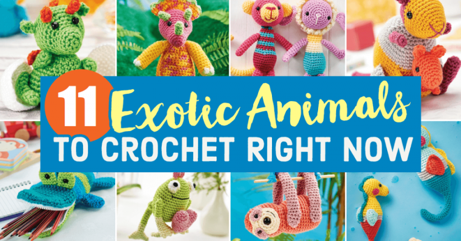 11 Exotic Animals To Crochet Right Now