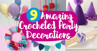 9 Amazing Crocheted Party Decorations
