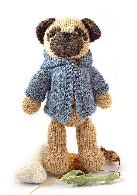 Knitted pug sales