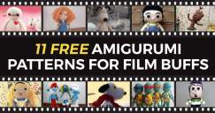 11 FREE Amigurumi Patterns for Film Buffs