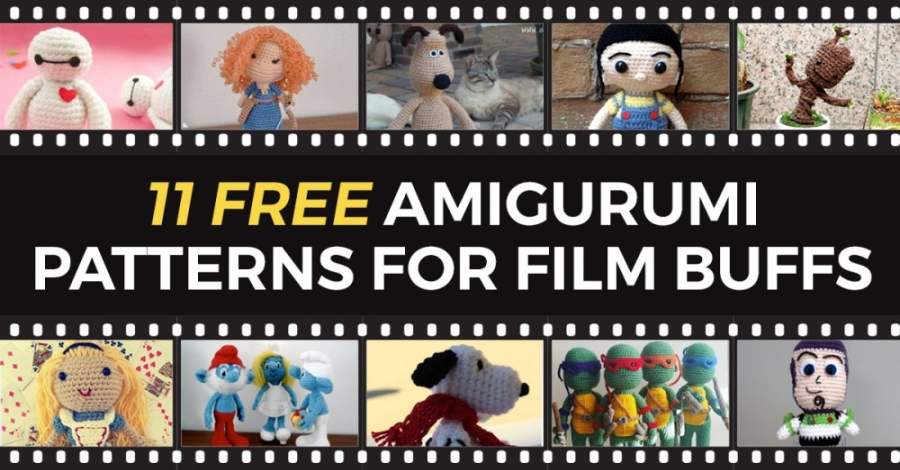 11 FREE Amigurumi Patterns for Film Buffs