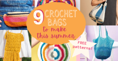 9 FREE Crochet Bags To Make This Summer