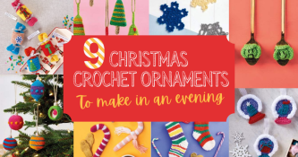 9 Crochet Christmas Ornaments To Make In An Evening