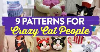 9 Patterns for Crazy Cat People