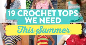 19 Crochet Tops We NEED This Summer