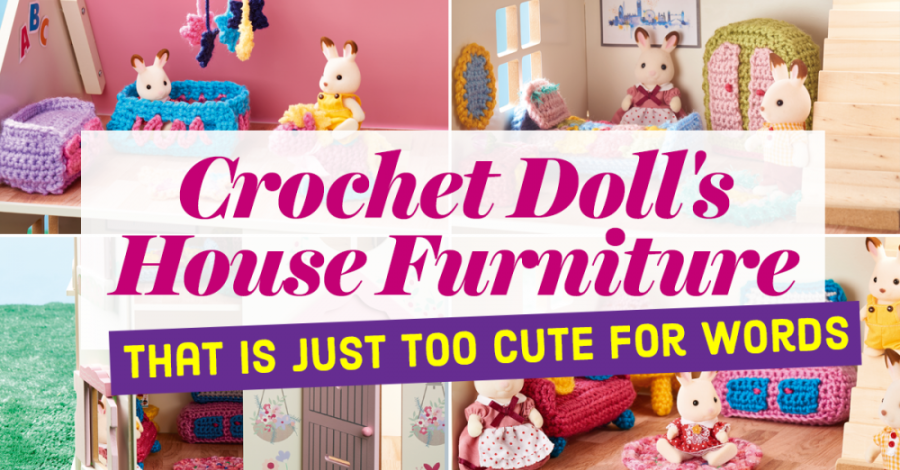 Crochet sales doll house