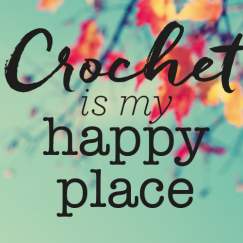 FREE Crochet Is My Happy Place Poster