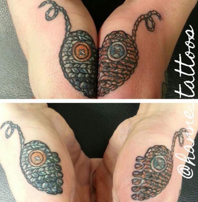 20 Tattoos For Knitting & Crochet Lovers