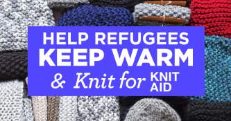 Help Refugees Keep Warm And Make For Knit Aid