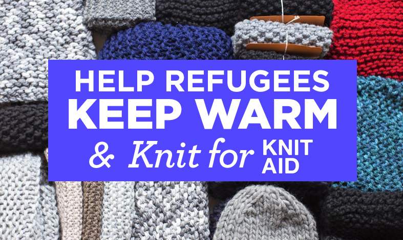 Help Refugees Keep Warm And Make For Knit Aid