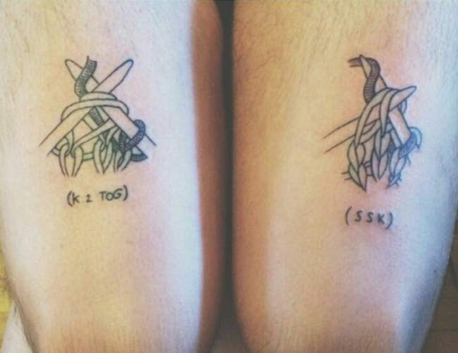 20 Tattoos For Knitting & Crochet Lovers