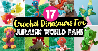 17 Crochet Dinosaurs For Jurassic World Fans