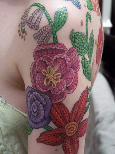 20 Tattoos For Knitting & Crochet Lovers