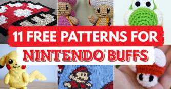 11 FREE Patterns for Nintendo Buffs